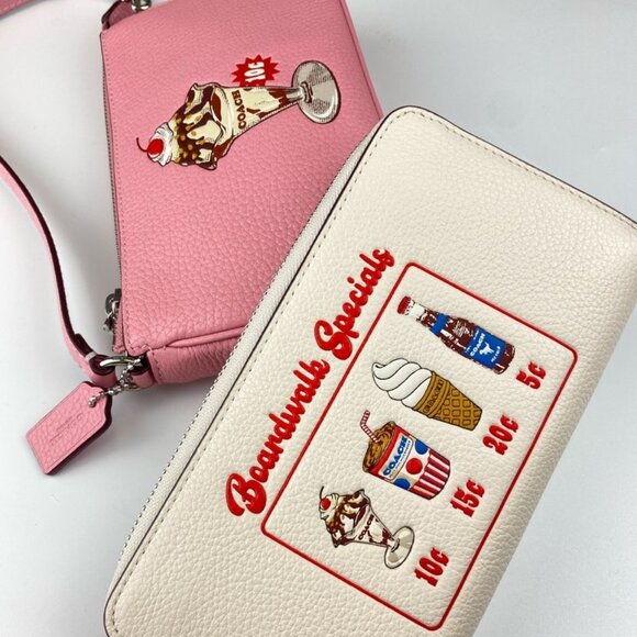 Coach CU382 Desserts Graphics Wallet + Coach CU251 Nolita 19 Sundae Pattern - Picture 10 of 10